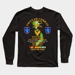 Battle for FSB Mary Ann - D Trp 1st Sqd 1st Cav - 23rd ID w VN SVC Long Sleeve T-Shirt